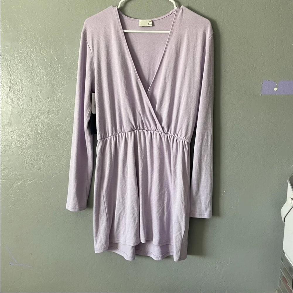 NWT Aritzia Wilfred Free GIULIA lilac Dress size medium